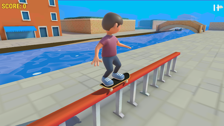 #7. Skate King: Skateboard Stunts (Android) By: SJI Games