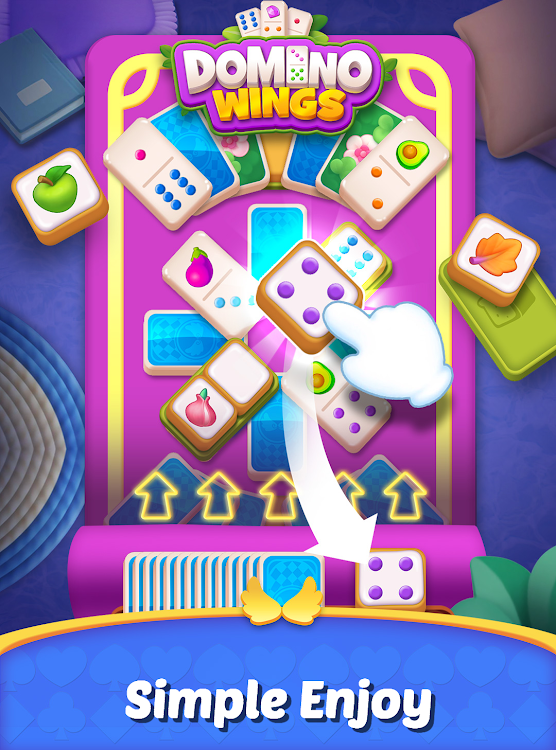 #2. Domino Wings (Android) By: Neon Game