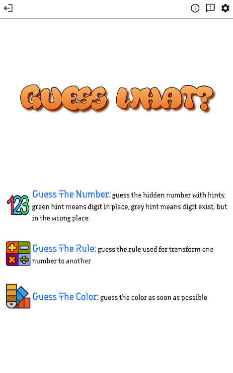 #7. Guess What?‒Math & Color Games (Android) By: KrashSoft