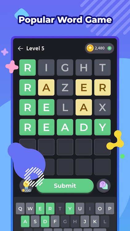 #6. Wordly: Word Challenge (Android) By: Cartoon Royale Studio