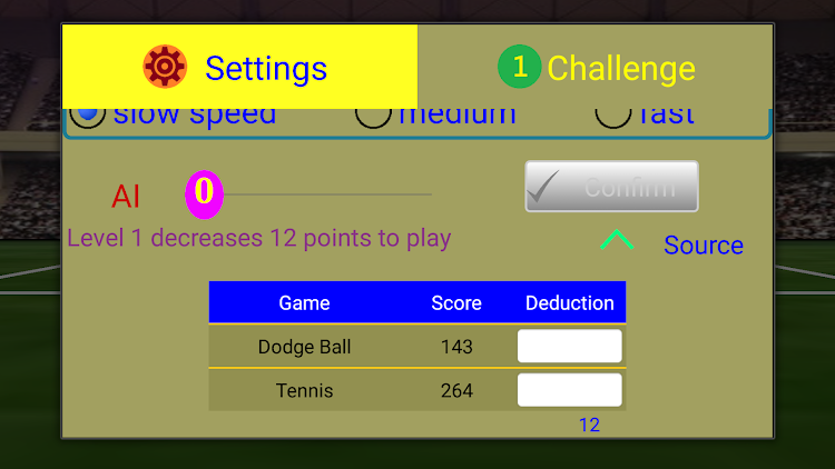 #4. Combo:dodge & tennis (Android) By: Ya-Chu Yang