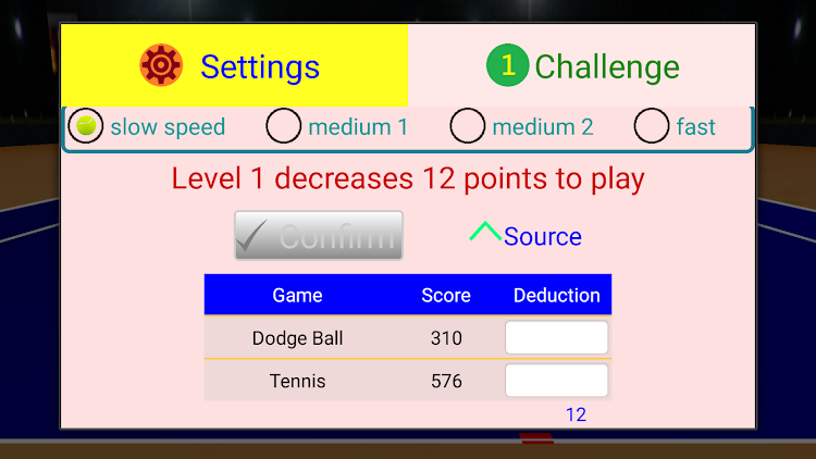 #8. Combo:dodge & tennis (Android) By: Ya-Chu Yang