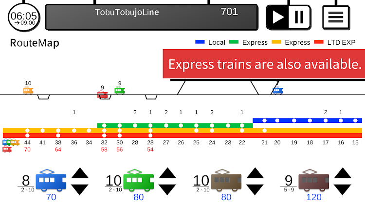 #5. Tokyo Train 2 (Android) By: MikuniRailwayGames