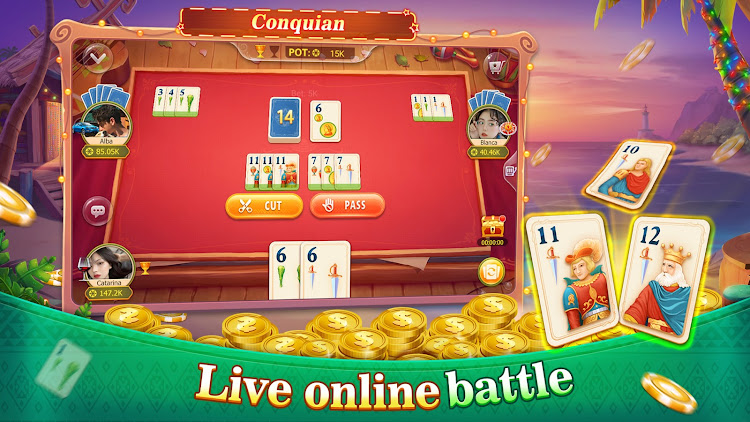 #6. Conquian - Siete Y Media Burro (Android) By: CosyTime