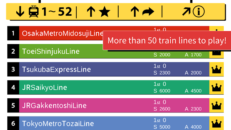 #8. Tokyo Train 2 (Android) By: MikuniRailwayGames