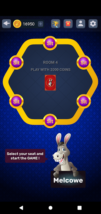 #4. Kazhutha - Donkey Card Game (Android) By: Ceegees Software Solutions