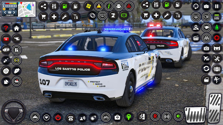 #2. Police Car Chase : Chor Police (Android) By: The Dream Reveal