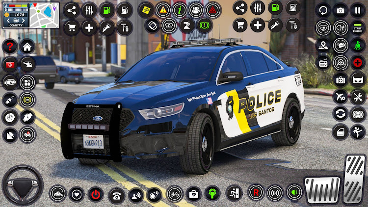 #6. Police Car Chase : Chor Police (Android) By: The Dream Reveal