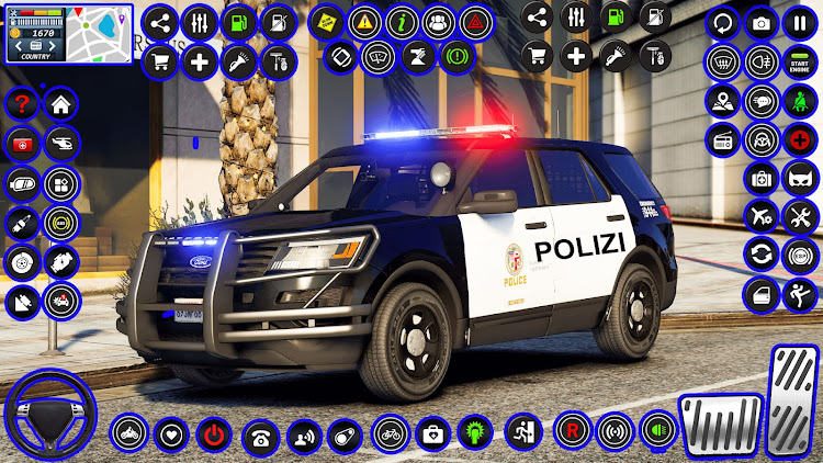 #7. Police Car Chase : Chor Police (Android) By: The Dream Reveal