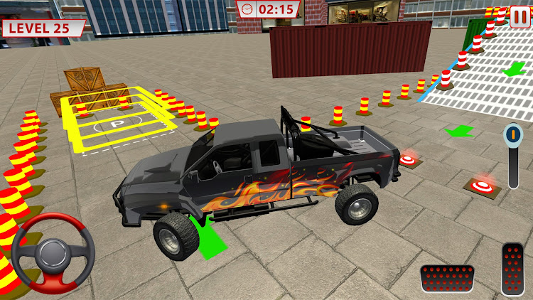 #7. 4x4 SUV Car Parking Game (Android) By: GameEnix - Monster Truck Racing,Action Games