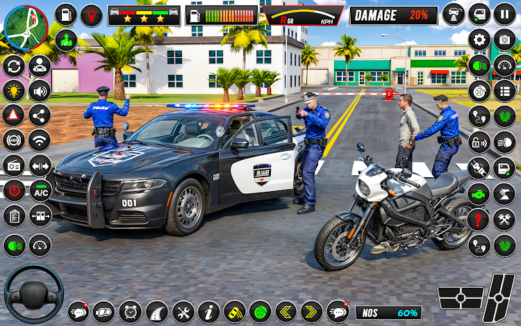 #9. Cop-Car Simulator Car Games 3d (Android) By: Micro Madness