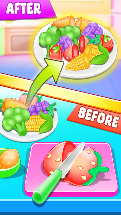 #2. Kitchen Set - Toy Cooking Game (Android) By: rsapps