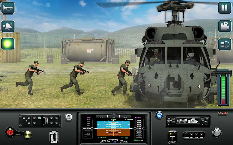 #2. Army Helicopter Transport Game (Android) By: Barracuda Games - Good Shooting and Action Games