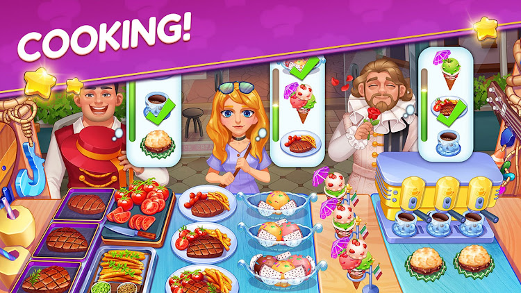 #3. Cooking Voyage : Cook & Travel (Android) By: Newvoy Games