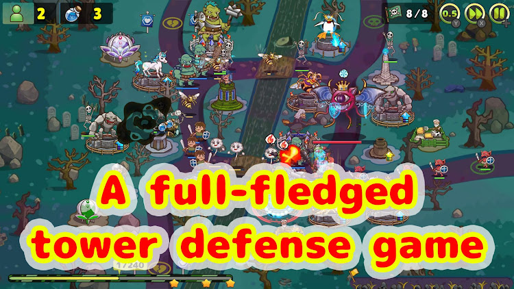 #2. Luna & Monsters Tower Defense (Android) By: LUNAS TAIL CREATIVE LLC