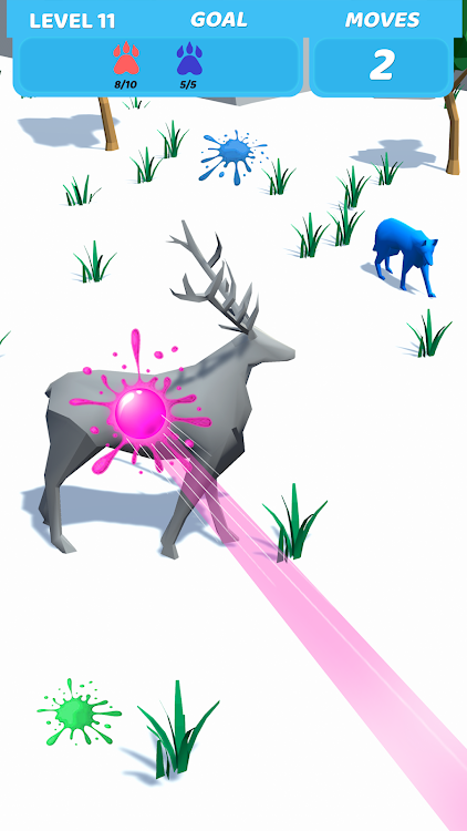 #3. Paint Ball Shooting : Animal (Android) By: Satisfying Games by Pantra Studios