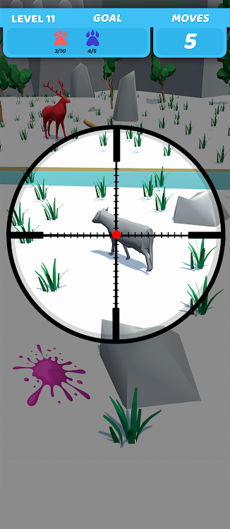 #6. Paint Ball Shooting : Animal (Android) By: Satisfying Games by Pantra Studios