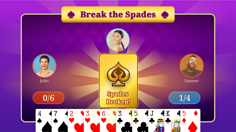 #4. Spades (Android) By: Yarsa Games