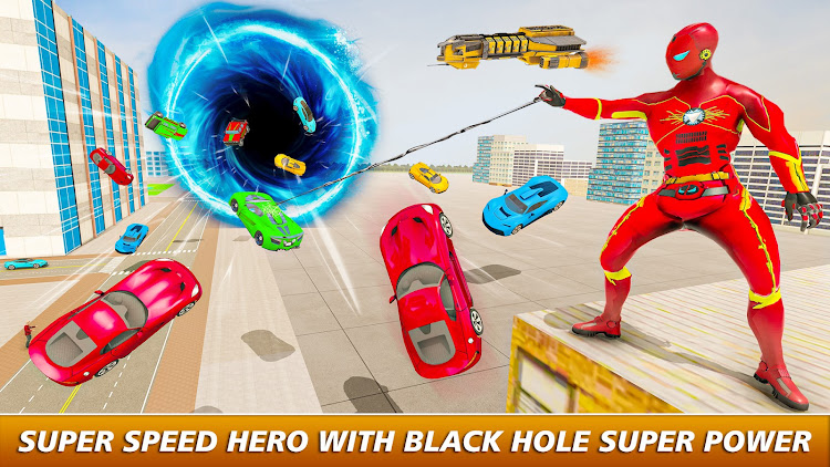 #2. Cyber Rope Hero in Spider Game (Android) By: Brave Jackals