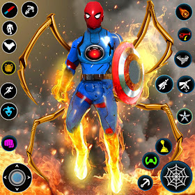 Cyber Rope Hero in Spider Game