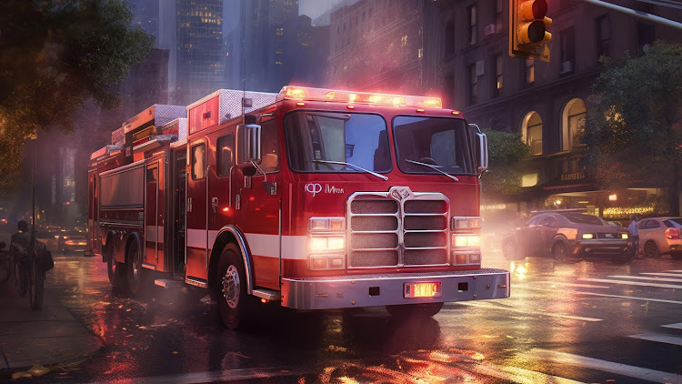 #5. US Fire Truck rescue Sim Games (Android) By: Sketchy Gamerz