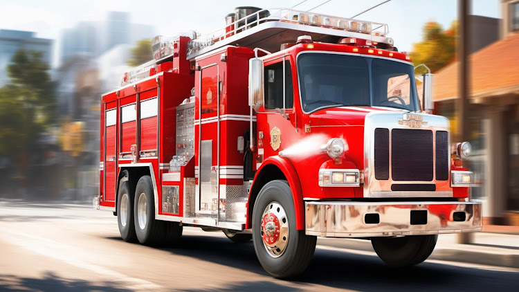 #8. US Fire Truck rescue Sim Games (Android) By: Sketchy Gamerz