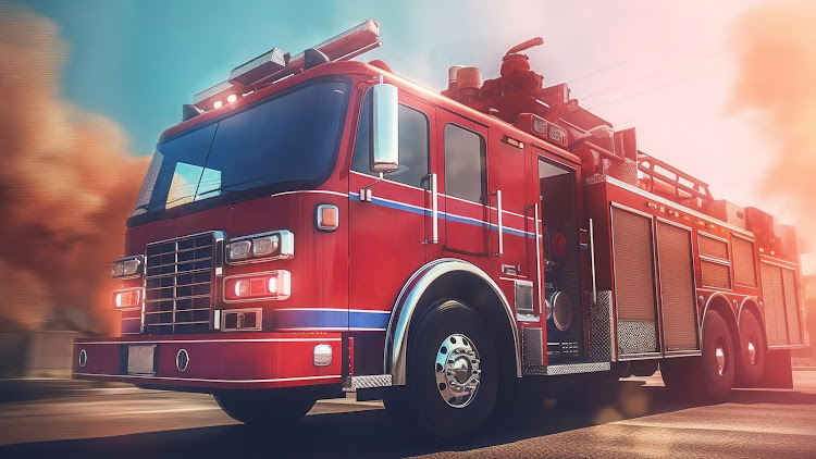 #10. US Fire Truck rescue Sim Games (Android) By: Sketchy Gamerz