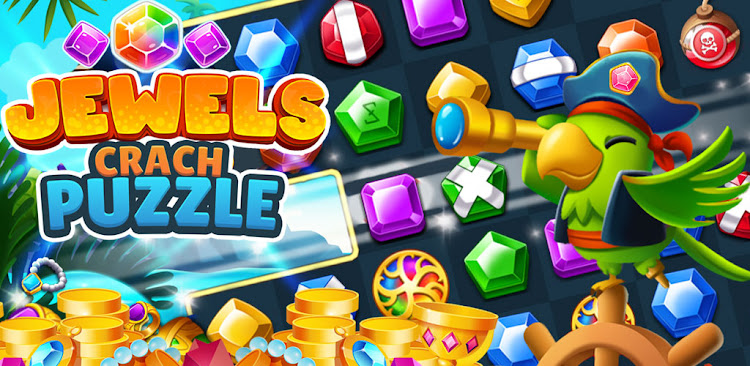 #5. Match 3 Jewel Crush & Smash (Android) By: A.V.A - puzzles games