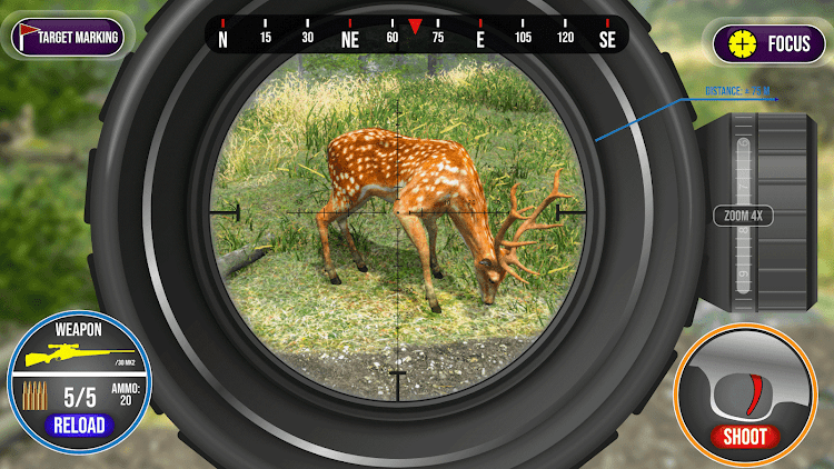 #3. Hunting Simulator Wild Hunter (Android) By: Data Games