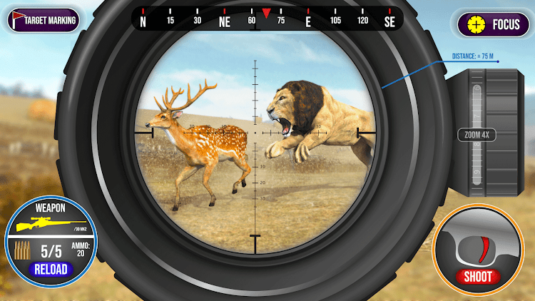 #4. Hunting Simulator Wild Hunter (Android) By: Data Games