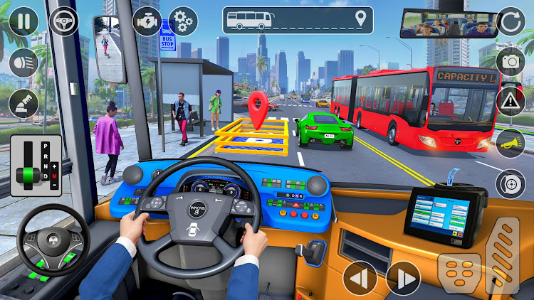 #7. City School Bus Driving Sim 3D (Android) By: Innova8 Games