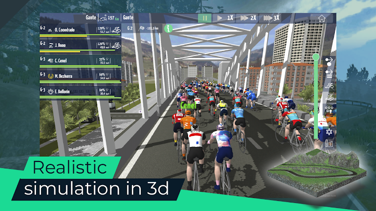 #7. Live Cycling Manager Pro 2024 (Android) By: Xagu Studios