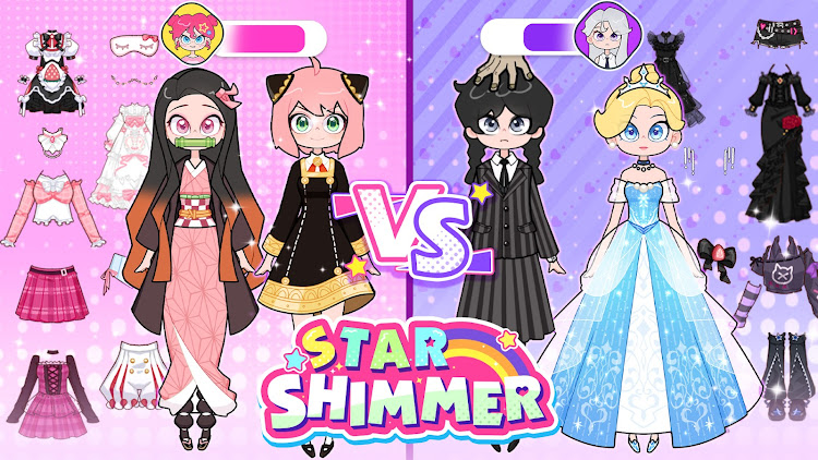 #9. Star Shimmer: Fashion Dress Up (Android) By: 31 Dress up Games