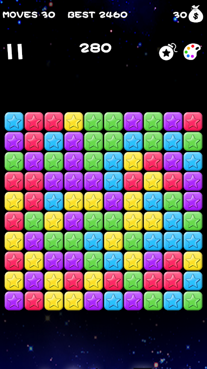 #4. Popping Stars Game (Android) By: Ninth Game