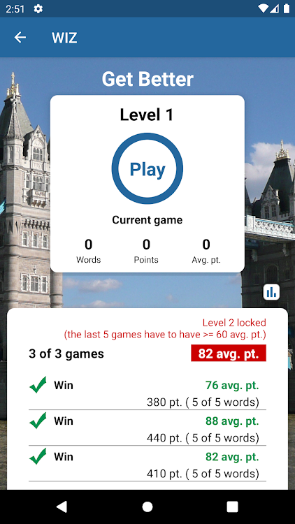 #4. WIZ - Word Quiz (Android) By: Citera