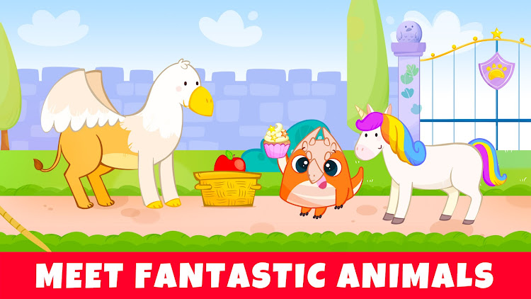 #6. Unicorn Academy: Magic School (Android) By: Bibi.Pet - Toddlers Games - Colors and Shapes