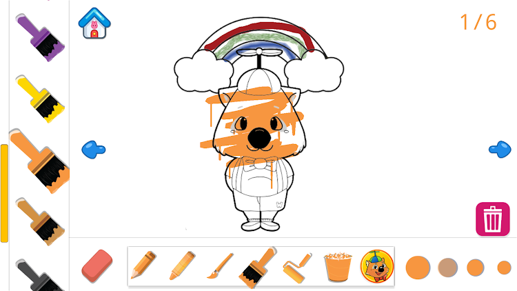 #4. Coloring Wally Wombats (Android) By: Wally Wombats LLC