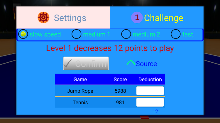 #5. Combo:jump rope & tennis (Android) By: Ya-Chu Yang