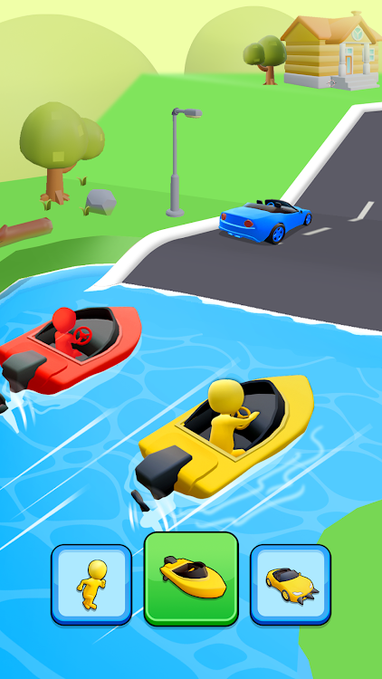 #3. Shape Race: Car Transform Race (Android) By: Global Storm Team