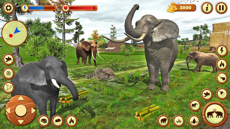 #6. Ultimate Wild Elephant Games (Android) By: One Cent Games