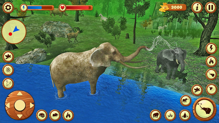 #7. Ultimate Wild Elephant Games (Android) By: One Cent Games