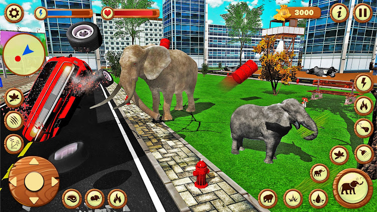 #8. Ultimate Wild Elephant Games (Android) By: One Cent Games