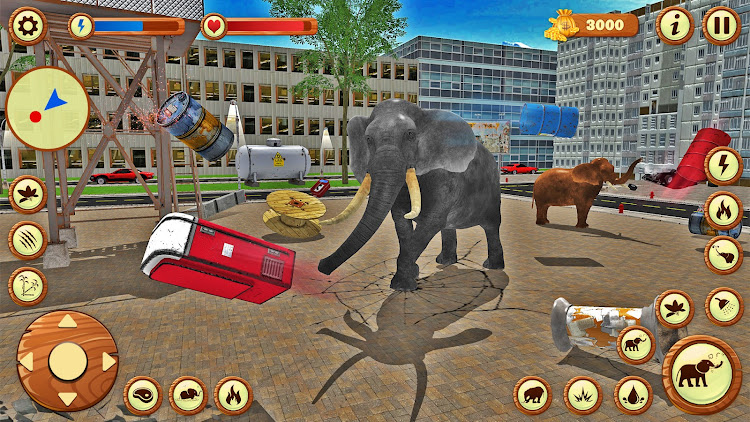 #10. Ultimate Wild Elephant Games (Android) By: One Cent Games