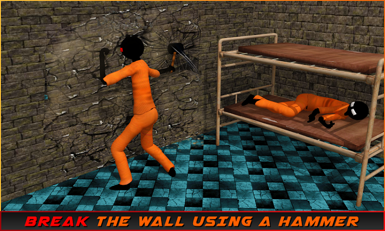 #2. Stickman Prison Escape Story (Android) By: Black Cell Studio