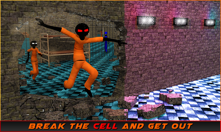 #3. Stickman Prison Escape Story (Android) By: Black Cell Studio