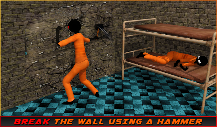 #7. Stickman Prison Escape Story (Android) By: Black Cell Studio