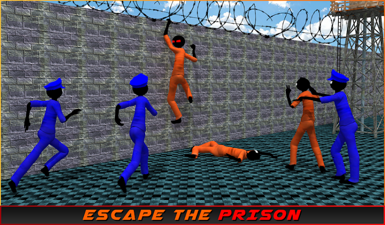 #10. Stickman Prison Escape Story (Android) By: Black Cell Studio