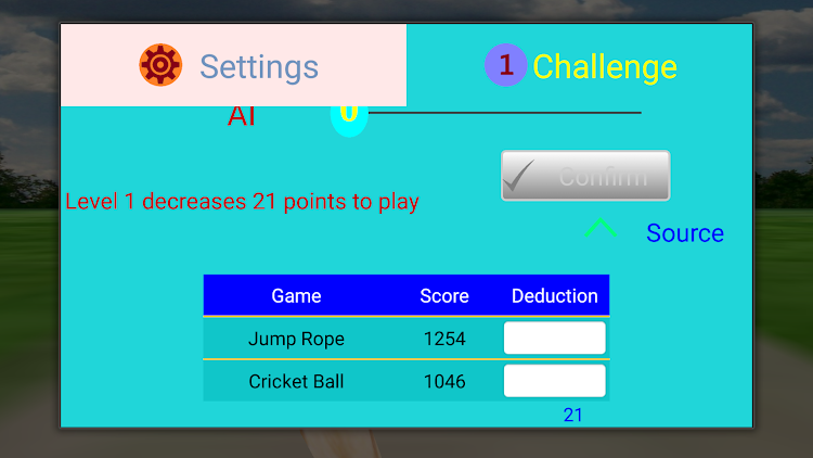 #8. Combo:jump rope & cricket ball (Android) By: Ya-Chu Yang