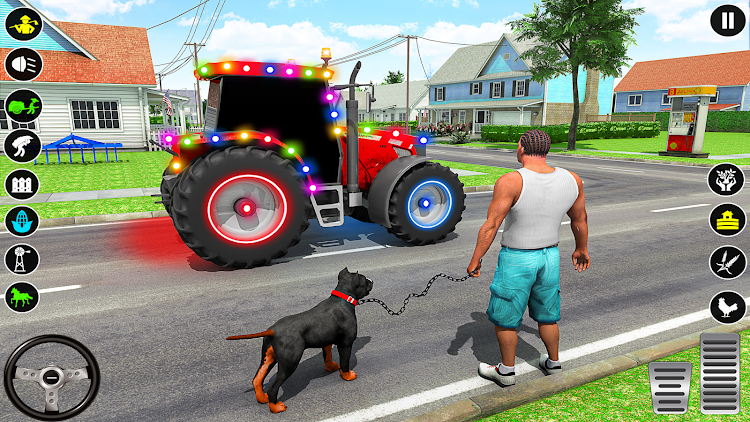 #4. Tractor Farming Tractor Games (Android) By: Lion Gamez Studio