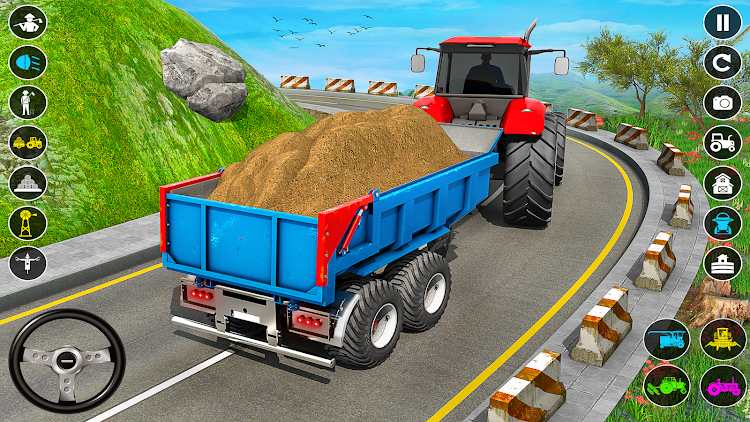 #9. Tractor Farming Tractor Games (Android) By: Lion Gamez Studio